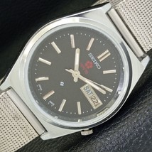 Vintage Seiko Expo 70 Refurbished Auto Japan Mens Black Dial Watch a433562-1 - £36.07 GBP