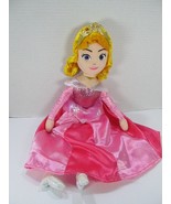 Disney TY Sparkle Princess  Aurora  16 In Pink Dress Plush Doll - £8.83 GBP