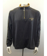 Tommy Bahama Golf 18 Long Sleeve 1/4 Zip Pullover Brown Shirt - $7.92