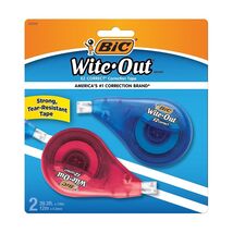 Bic Wite-Out Brand Correction Tape White 39.3 Feet 2-Count - €10,83 EUR