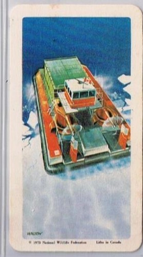 Brooke Bond Red Rose Tea Cards The Arctic #24 Air Cushion Vehicle - £0.73 GBP