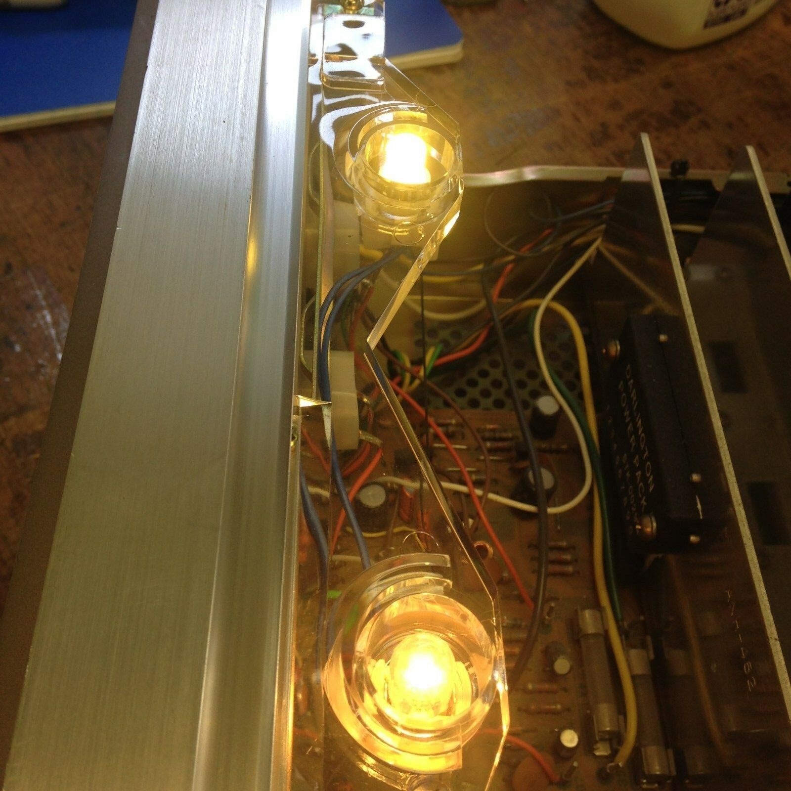 Vintage Pioneer SX-580 /SX-680 or SX-880 receiver WARM WHITE  LED lamps ... - $14.01