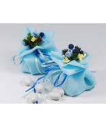 5pcs Light Blue Chocolate Gift Bags,Wedding Favor Bags,Special Favors fo... - $5.90