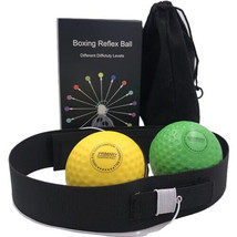 ZNJIAH Boxing Equipment,Adult and Children&#39;s Boxing Reflex Ball Set - Im... - $50.50 CAD