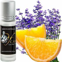Sweet Orange &amp; Lavender Premium Scented Roll On Fragrance Perfume Oil Vegan - £10.39 GBP+