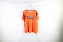 Vtg 90s Polo Sport Ralph Lauren Mens Medium Faded Spell Out Block Letter T-Shirt - £43.43 GBP