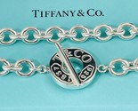 20&quot; Tiffany 1837 Circle Clasp Toggle Necklace in Silver - £560.99 GBP