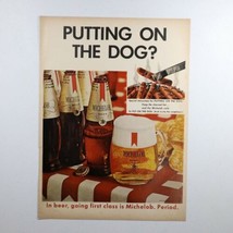 Vtg Michelob Beer Putting The Dogs On? Anheuser Busch St Louis Print Ad - $13.37