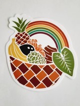 Multicolor Fruit Basket Simple Cute Sticker Decal Scrapbook Embellishment Cool - £2.21 GBP