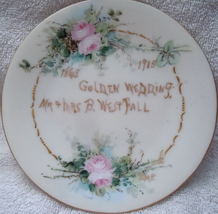 Vintage Porcelain Bavarian “Favorite” Hand Painted by SMP Anniversary Plate - £6.33 GBP
