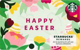 Starbucks 2021 Happy Easter Recyclable Gift Card New No Value - £1.56 GBP