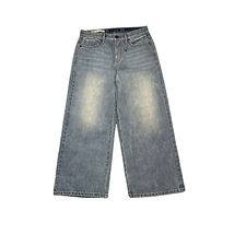 Banana Republic Premium American Cone Denim Size 26 Wide Crop Jeans Womens 28X24 - £19.07 GBP