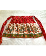 Apron Vintage Rooster Print Pocket Washable 18.5” Long Kitchen Cooking - $17.00