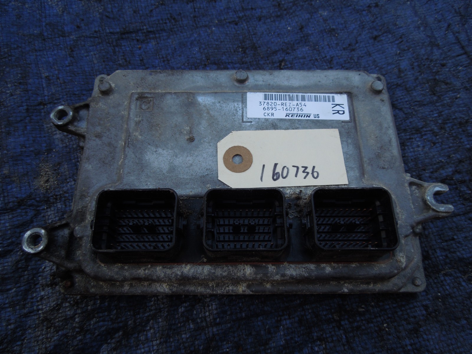 2010 Honda CRV automatic transmission engine computer ECM 37820-REZ-A54 ECU K24 Item image 4