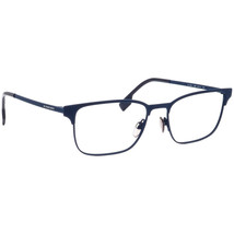 Burberry Eyeglasses B 1332 1288 Blue Rubber Square Metal Frame Italy 54[... - $129.99