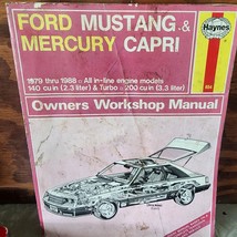 Ford Mustang &amp; Mercury Capri 1979-1988 Haynes Owners Workshop Manual 654... - $7.59