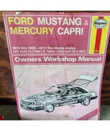 Ford Mustang &amp; Mercury Capri 1979-1988 Haynes Owners Workshop Manual 654... - $7.59