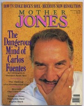 ORIGINAL Vintage November 1988 Mother Jones Magazine Carlos Fuentes - £7.83 GBP