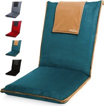 Malu Padded Floor Chair With Back Support - Adjustable &amp; Portable With Foldable - £71.88 GBP