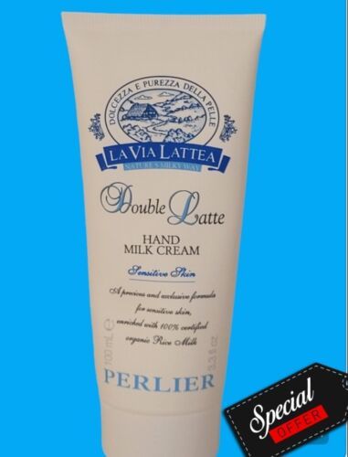PERLIER LA VIA LATTEA Double Latte Hand MilkCream 3.3New& Sealed Sensitive Skin - $20.56
