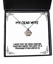Sarcastic Wife Gifts, I Wish That we were Dancing Together Under The Light of a, - £39.36 GBP