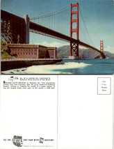 California San Francisco Golden Gate Bridge Union Oil Company Vintage Postcard - £7.34 GBP