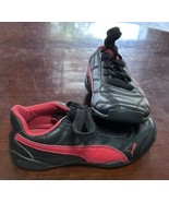 PUMA Youth Black Red Speedcat Lace Up Shoes Athletic Sneakers US Size 12 - €22,09 EUR