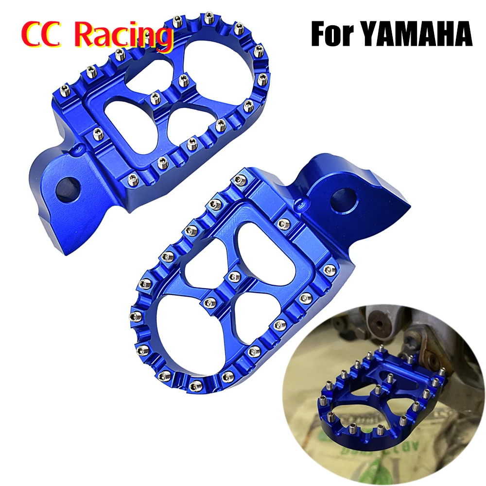 Motorcycle CNC Foot Peg Pedal Footrest For YAMAHA YZ 85 125 250 YZ250F Y... - $31.05