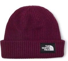 The North Face Salty Dog Lined Knit Beanie, Maroon Wine, One Size - £21.63 GBP