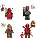 Kidpool Sabretooth Skeleton Deadpool Marvel Superhero 4Pcs Minifigure Br... - $19.81 CAD