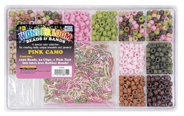The Beadery Wonder Beads Pink Camo Bead Box - $11.09