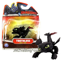 Year 2013 Dragons Defenders Of Berk 3&quot; Figure - Night Fury Toothless (Red Tail) - £23.97 GBP