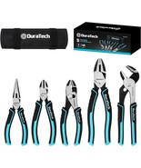 DURATECH 5-Piece Cr-Ni Pliers Set, 6&quot; Long Nose Pliers, 6&quot; Slip Joint Pl... - $1,256.46 MXN
