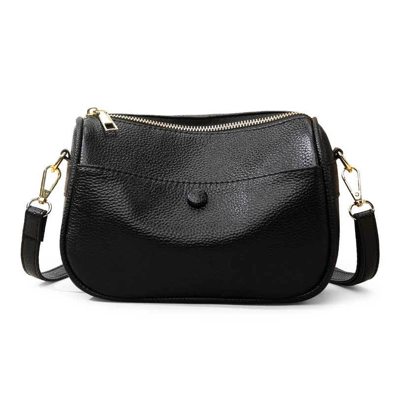 High Quality Soft Cow Leather Women Shoulder Crossbody Bags Luxury Multi... - $53.50