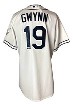 Tony Gwynn Signé San Diego Padres Majestic Authentique Baseball Jersey Bas - £618.86 GBP