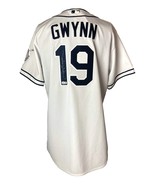 Tony Gwynn Signé San Diego Padres Majestic Authentique Baseball Jersey Bas - £610.22 GBP