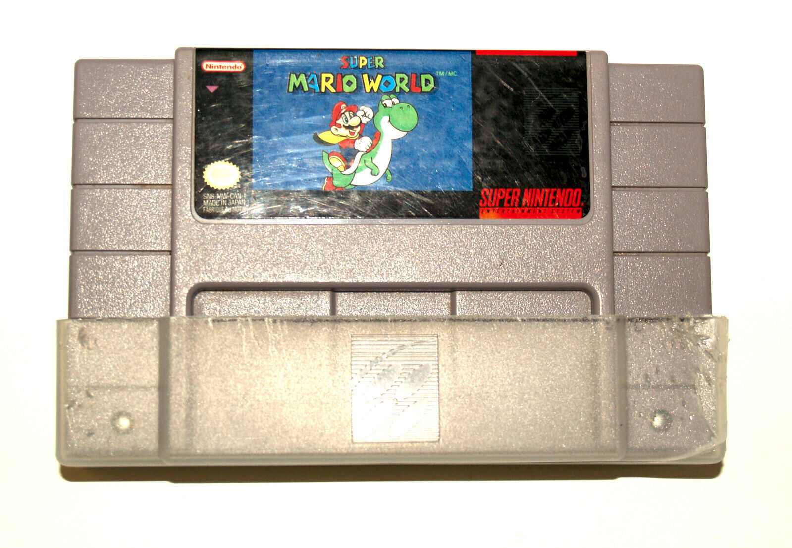 Primary image for Super Mario World (Nintendo SNES, 1992) SNS-MW-CAN-1 Game Cartridge