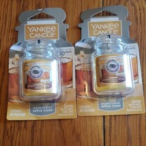 2 Yankee Candle Honey Crisp Apple Cider Car Jar Ultimate Order Neutralizing - £8.70 GBP