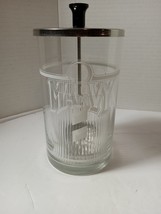 Marvy Company #6 Disinfectant &amp; Germicide Barber Shop Glass Jar Brand New - $19.99