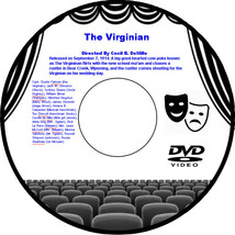 The Virginian 1914 DVD Movie Western Dustin Farnum Jack W Johnston Sydney Deane  - £3.98 GBP