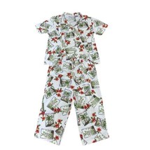Vintage SunBay Cottons Hawaiian Hibiscus Flowers Petite Shirt Pants Outf... - £21.05 GBP