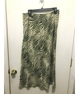Topshop Zebra Print Slip Polyester Skirt US Size 12 - £7.77 GBP