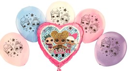 LOL SURPRISE! Friends Balloon Bouquet Kit Set 6 Birthday Party Supplies Helium - £7.78 GBP