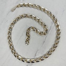 Gold Tone Simple Lightweight Metal Chain Link Belt Size XS Small S - £13.21 GBP