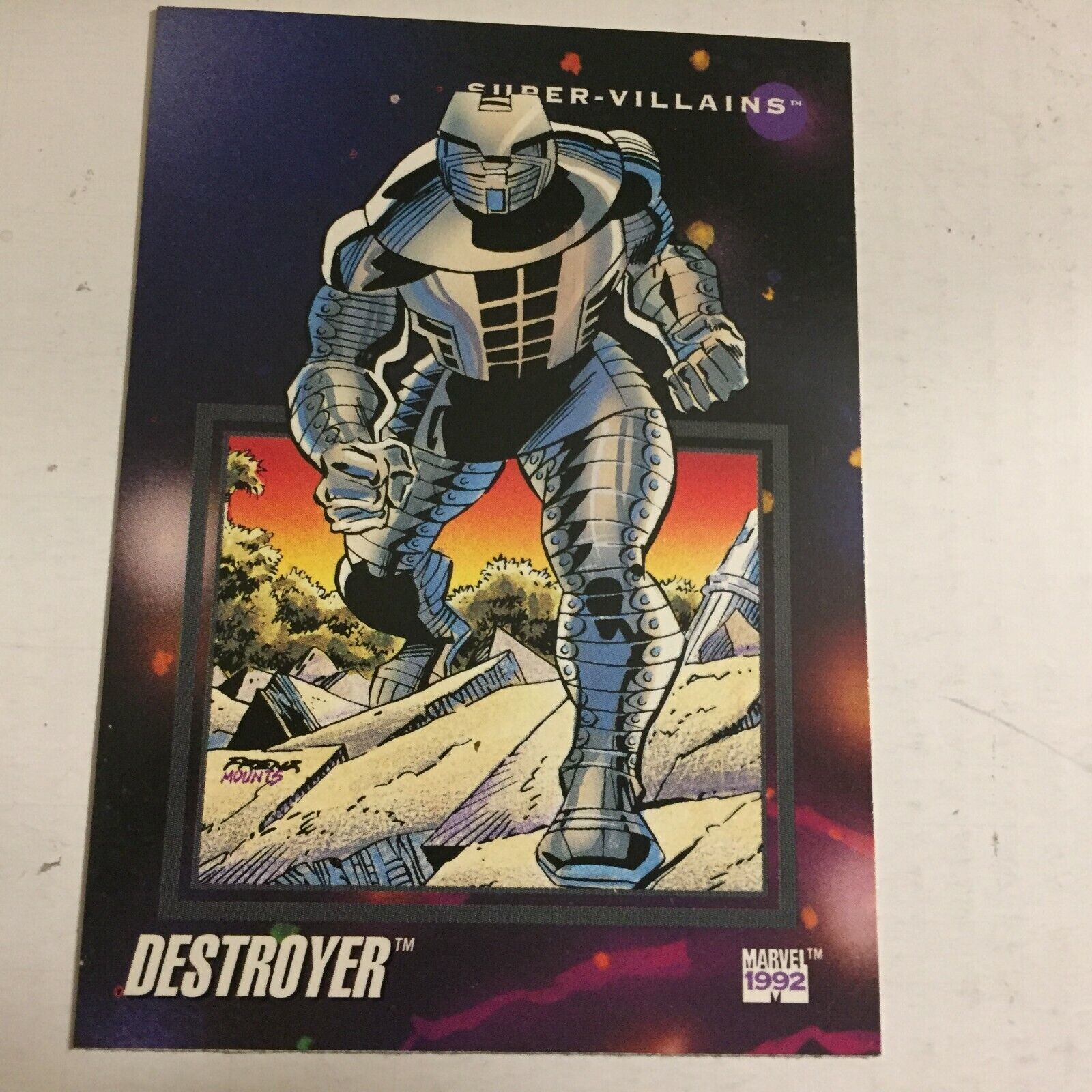 1992 Marvel Destroyer Super-Villians Comics Trading Card - $2.80