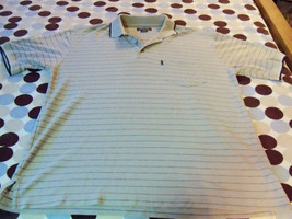 Back Bay Brown Striped  Polo Shirt Size XXL Mens EUC - £11.57 GBP