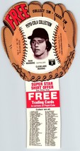 Pepsi Baseball Trading Card 1977 Rick Manning Cleveland Indians MLB Diecut Trade - £10.46 GBP