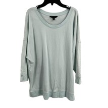 Banana Republic Sweatshirt XL Womens Blue Drop Shoulder - £19.42 GBP