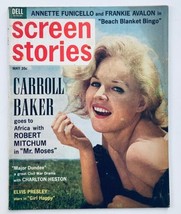 VTG Screen Stories Magazine May 1965 Vol 64 #5 Carroll Baker No Label - £11.30 GBP
