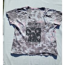 Aerosmith Done With Mirrors T-Shirt Women's Size S Tie Dye Hartford Civi... - $11.97